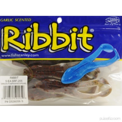 Stanley 4 Ribbit Rubber Frog Fishing Lure, 5 pack 552024042
